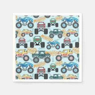 Monster-Truck-Papier-Tischservietten, Jungen-Gebur Serviette