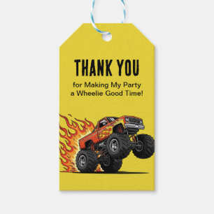 Monster Truck Personalisiertes Geburtstagsgeschenk Geschenkanhänger