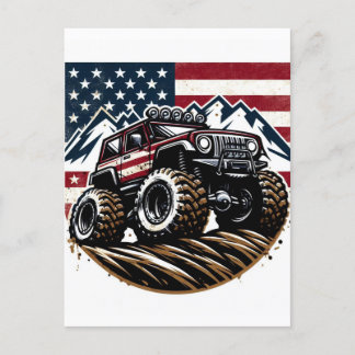MONSTER TRUCK POST CARD POSTKARTE