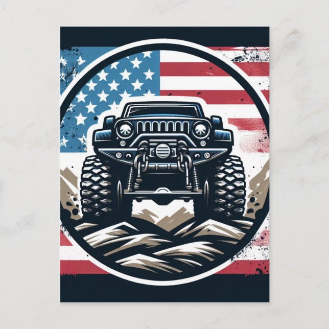 MONSTER TRUCK POST CARD POSTKARTE (Vorderseite)
