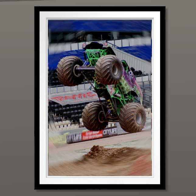 Monster Truck Poster (Please select options to see pricing for frames.)