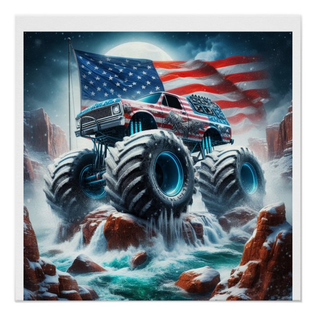 MONSTER TRUCK POSTER (Vorderseite)