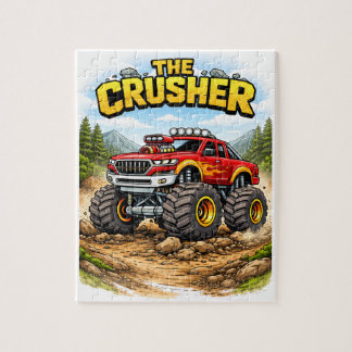 Monster-Truck-Puzzle für Kinder