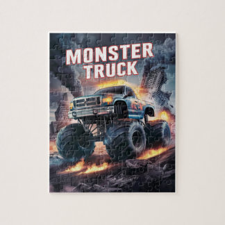 Monster-Truck-Puzzle für Kinder