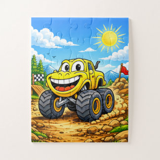 Monster-Truck-Puzzle für Kinder im Alter von 3–5 J