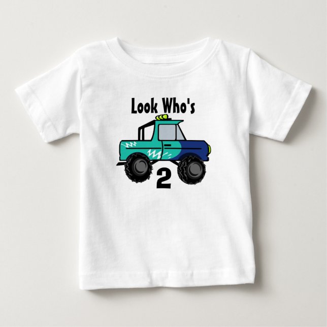 Monster Truck/ Schau, wer ist, 2 Baby T-shirt (Vorderseite)
