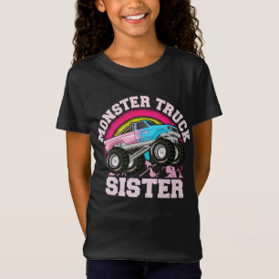 Monster Truck Sister Match Family Monster Truck T-Shirt