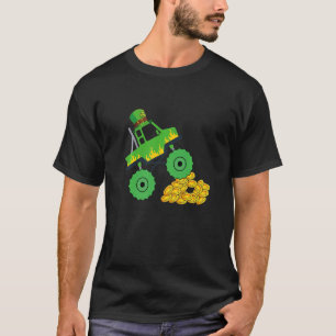 Monster Truck St Patrick Day Kids Jungs Kleinkinde T-Shirt