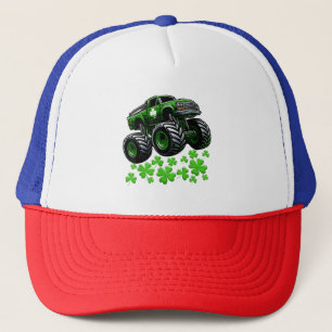 Monster Truck St. Patrick's Day Irisches Glück Truckerkappe