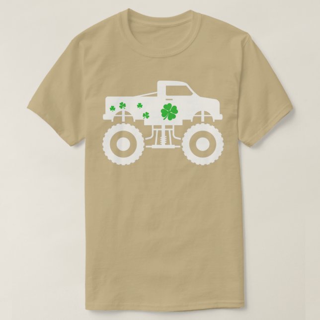 Monster Truck St Patricks Day T-Shirt (Design vorne)