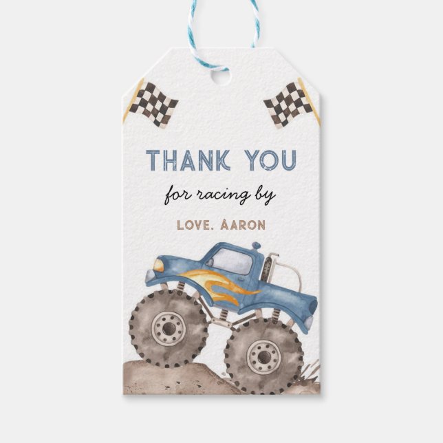 Monster Truck, starten Sie Ihren Motor Geschenkanhänger (Vorderseite)