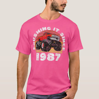 Monster Truck T-Shirt zerkleinert es seit 1987 und