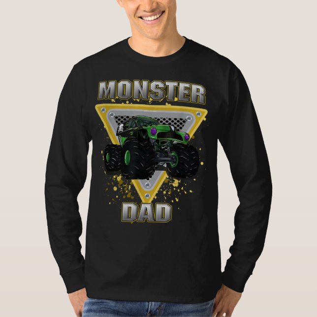 Monster Truck Vater T-Shirt (Vorderseite)