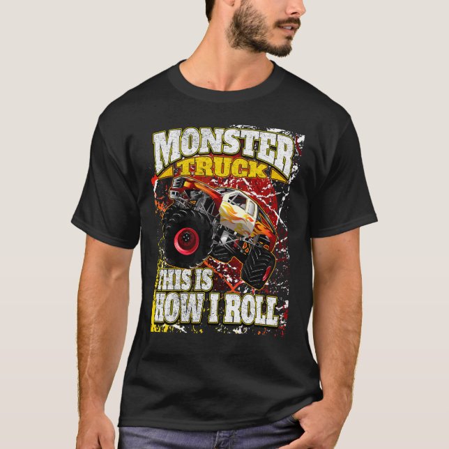 Monster Truck von Monstee T-Shirt (Vorderseite)