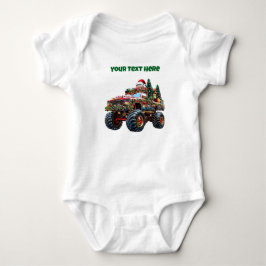 Monster Truck Weihnachten - Babykleidung Baby Strampler