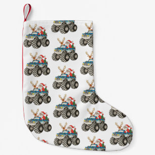 Monster Truck Weihnachten Santa Rentier Festlich Kleiner Weihnachtsstrumpf