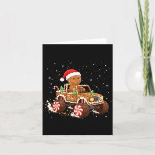 Monster-Truck-Weihnachtsgebäck-Backen Weihnachten  Karte