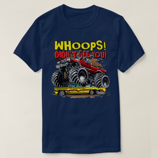 Monster Truck Whoops Red T-Shirt (Design vorne)