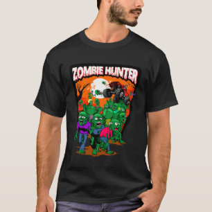 Monster-Truck-Zombie-Jäger-Halloween-Untoter-Kille T-Shirt