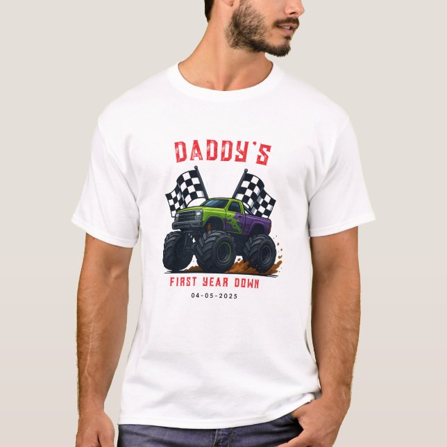 Monster Trucks 1st Birthday Party  T-Shirt (Vorderseite)