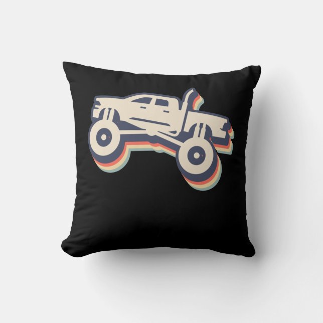 Monster Trucks Boys Monster Truck Kissen (Vorderseite)