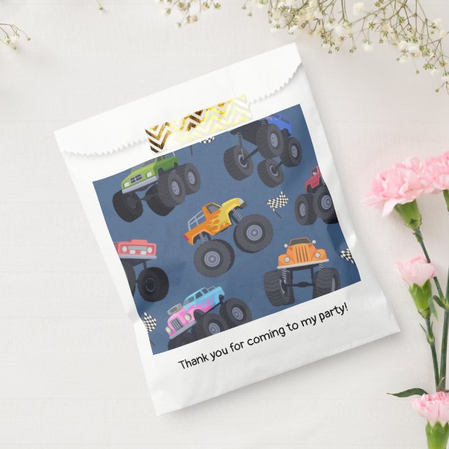 Monster Trucks Geburtstagsparty Geschenktütchen (Versiegelt)