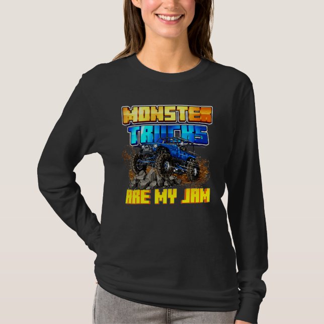 Monster Trucks Männer Frauen Kinder T-Shirt (Vorderseite)