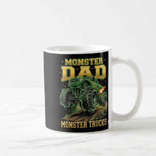 Monster Trucks Papa Familie Passende Fathers Day u Kaffeetasse