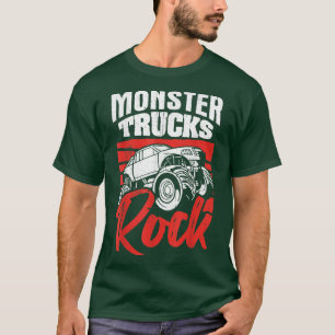 Monster Trucks Rock Retro Vintages Geschenk 2162 T-Shirt