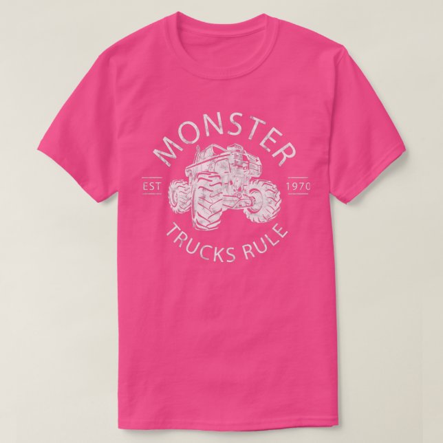 Monster Trucks Shirt Vintages Design (Design vorne)