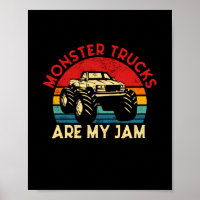 Monster Trucks sind mein Vintages Retro Monster Tr