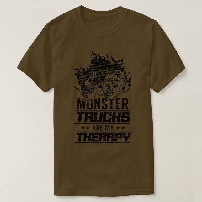 Monster Trucks sind meine Therapie ClassicCopy T-Shirt (Design vorne)