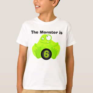 Monster Tshirts d'anniversaire personnalisables