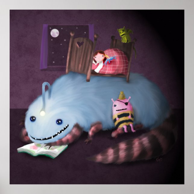 Monster Under The Bed Poster (Vorne)