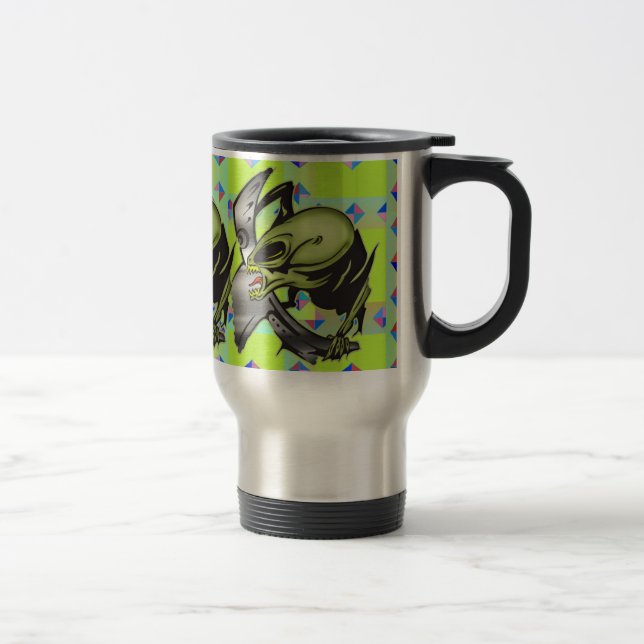 Monster vom Weltraum Reisebecher (Rechts)