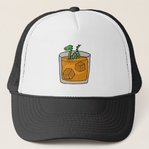 Monster von Loch Nessim schottischer Whisky-Glas Truckerkappe