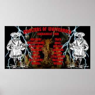 Monster von Waffenrock Poster