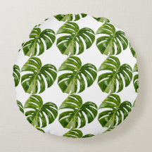 Monstera Albo-Blatt — Botanische Heimdekoration