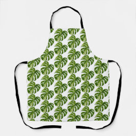 Monstera Albo Gardening Apron  Rare Houseplant Art Schürze