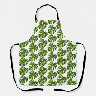 Monstera Albo Gartenschürze Seltene Zimmerpflanze Schürze