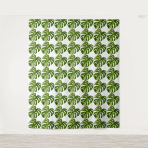 Monstera Albo-Tapete — Große seltene Variation Wandteppich