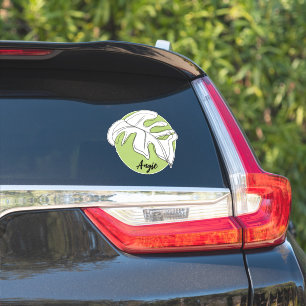 Monstera-Blatt-Namen-Auto-Aufkleber Aufkleber