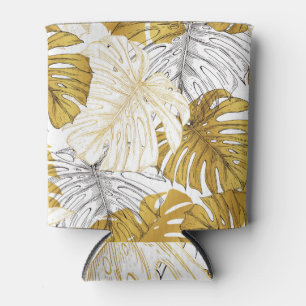 Monstera Blätter: Golden White Dosenkühler