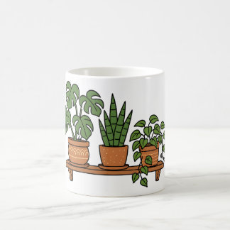 Monstera deliciosa | Schlangenpflanze | Pothos-Bla Kaffeetasse
