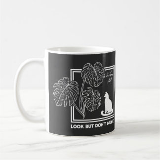 Monstera Gift für Katzenbesitzer Sicherheitsbewuss Kaffeetasse