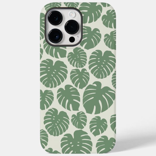 Monstera - grün Case-Mate iPhone 14 pro max hülle (Rückseite)