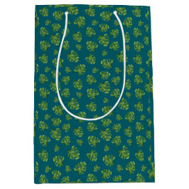 Monstera Leaf Gift Bag Mittlere Geschenktüte