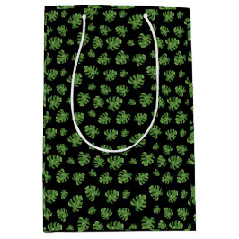Monstera Leaf Gift Bag Mittlere Geschenktüte