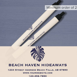 Monstera Leaf Logo Hospitality Pen Kugelschreiber