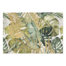Monstera Leaf Majestät & Gold Tropical Palms
